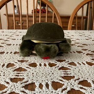 Folkmanis 9” Plush Turtle Hand Puppet – Furry Folk Puppet